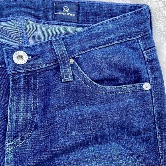 AG Adriano Goldschmied Lowrise Med Wash Legging Super Skinny Jeans Size 26 - Picture 7 of 16